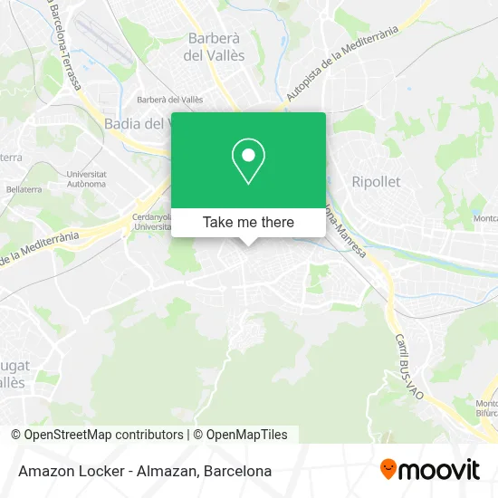 Amazon Locker - Almazan map