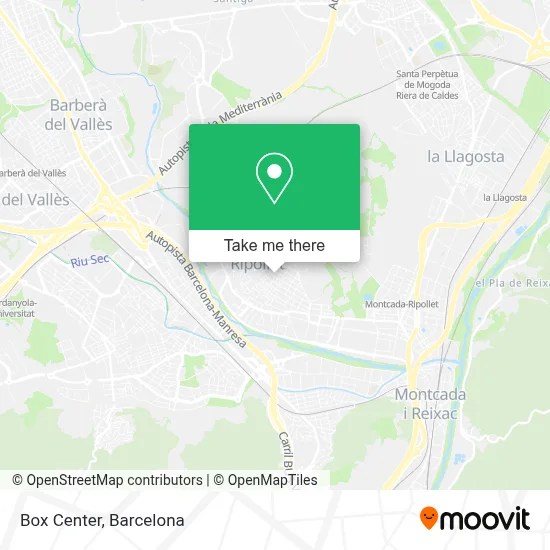 Box Center map