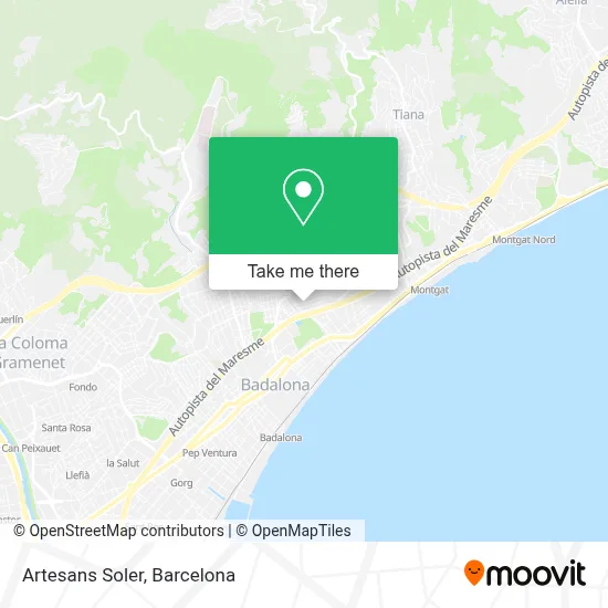 Artesans Soler map