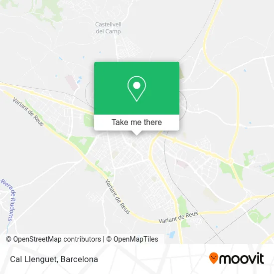Cal Llenguet map