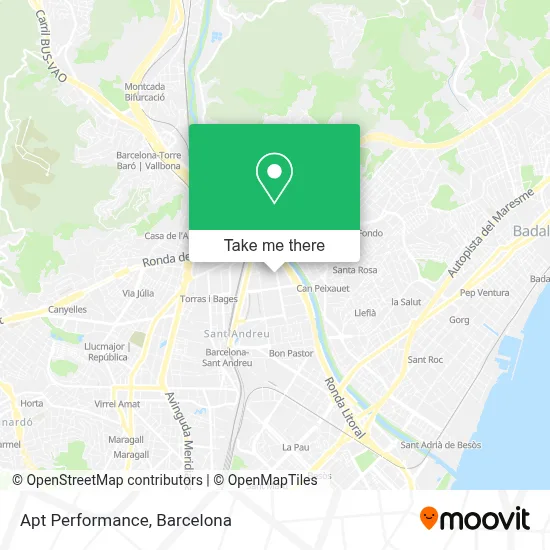 Apt Performance map