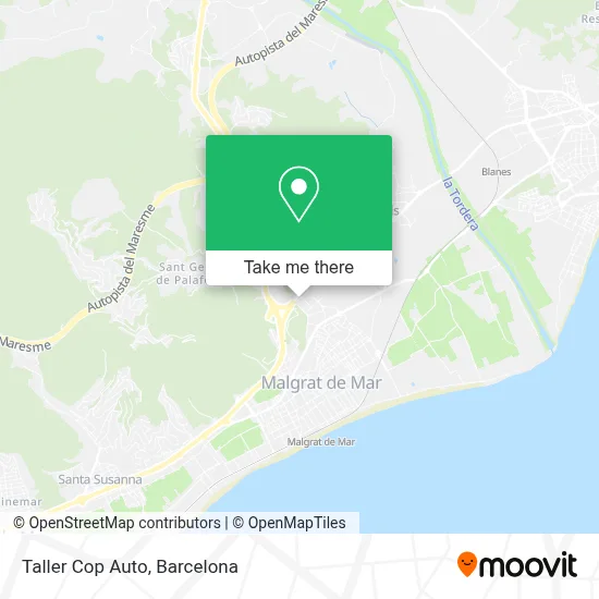 Taller Cop Auto map