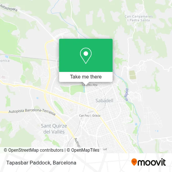 Tapasbar Paddock map