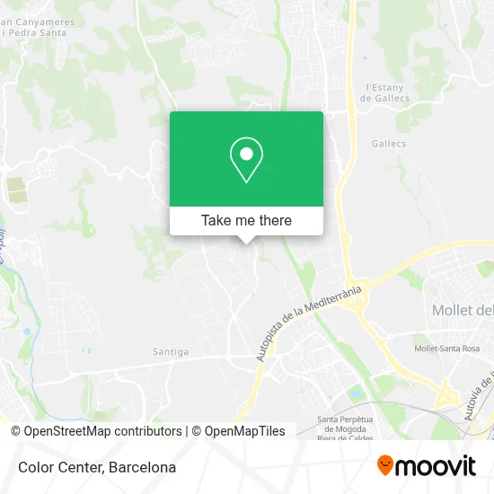Color Center map