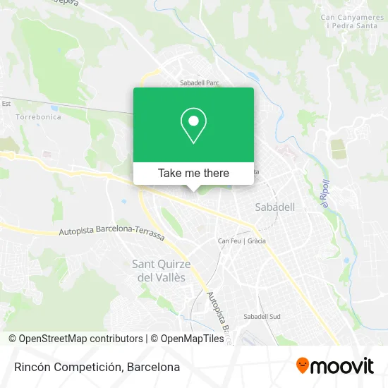 Rincón Competición map