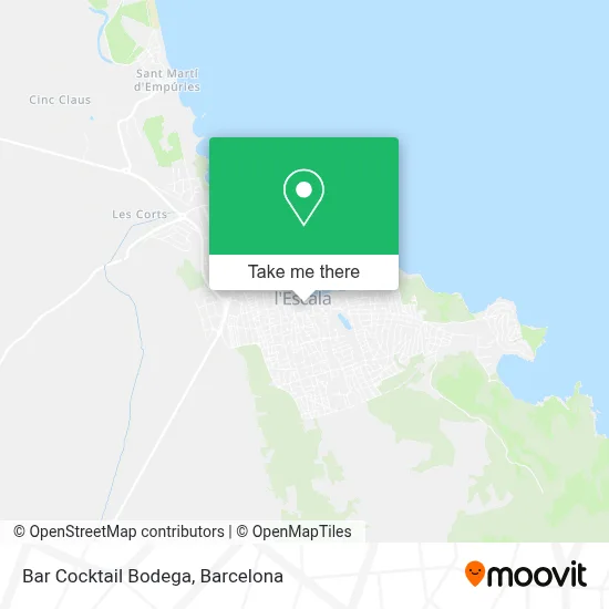 Bar Cocktail Bodega map