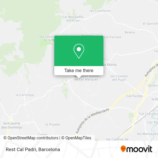 Rest Cal Padri map