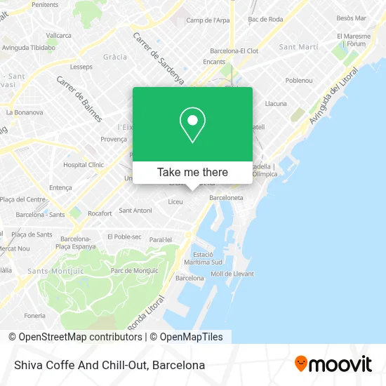 Shiva Coffe And Chill-Out map
