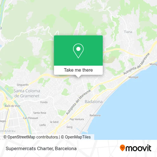 Supermercats Charter map