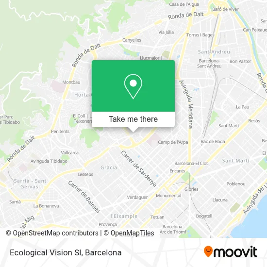 Ecological Vision Sl map