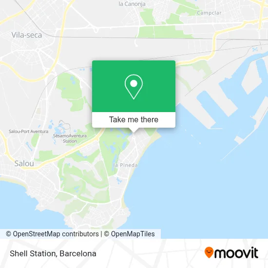 Station Shell map