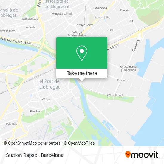 Station Repsol map