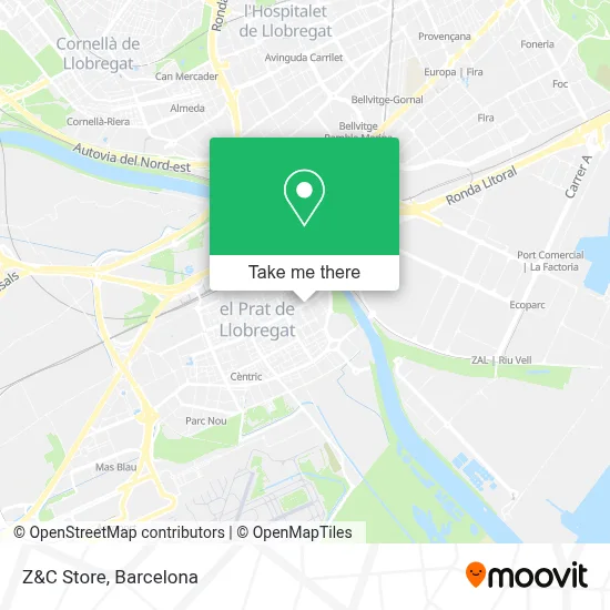 Z&C Store map