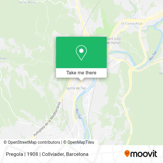 Pregola | 1908 | Collviader map
