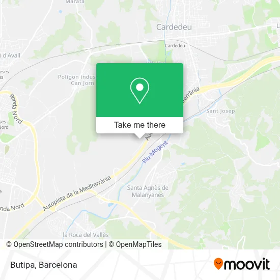 Butipa map