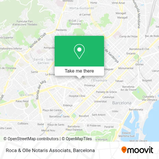 Roca & Olle Notaris Associats map