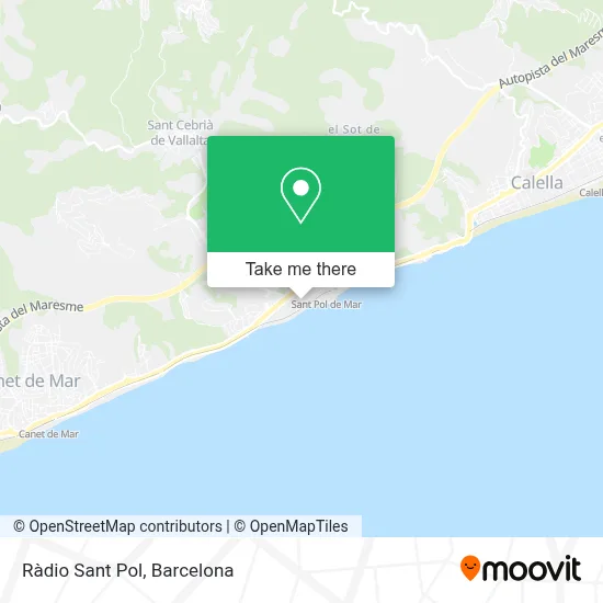 Ràdio Sant Pol map