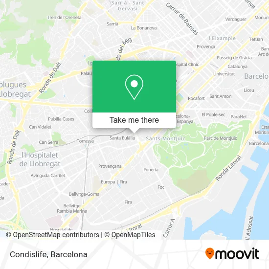 Condislife map