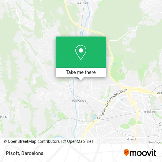 Pisoft map