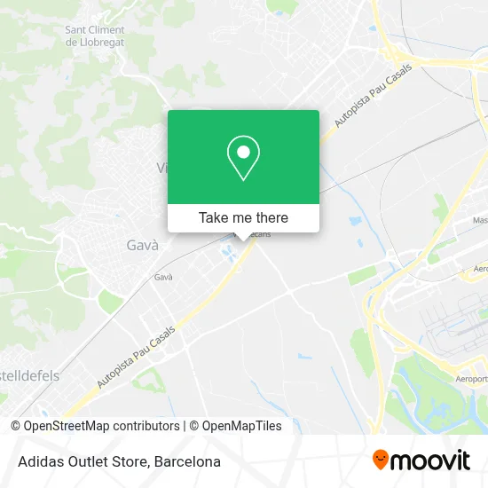 Adidas Outlet Store map