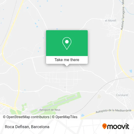 Roca Defisan map