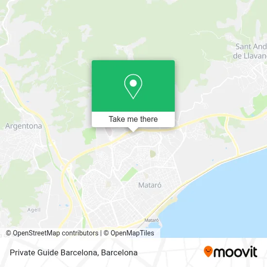 Private Guide Barcelona map