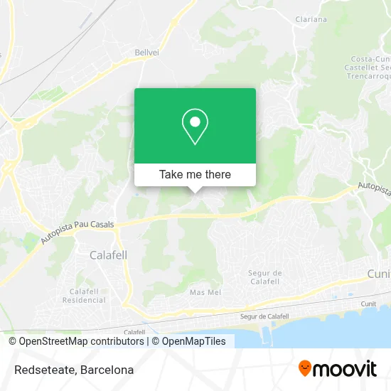 Redseteate map