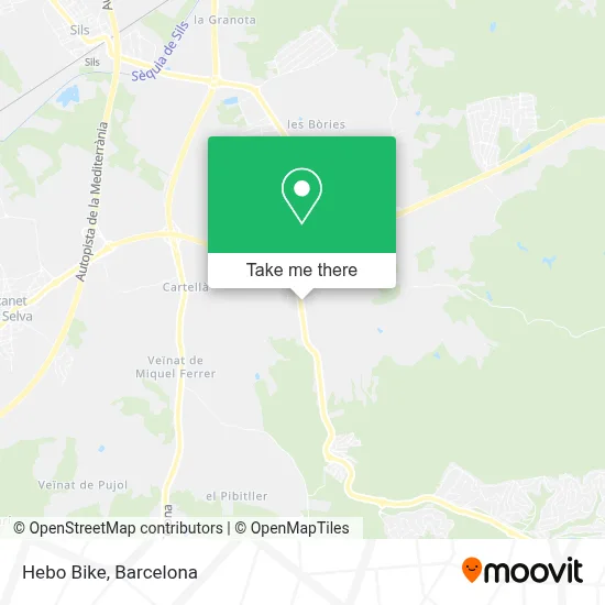 Hebo Bike map