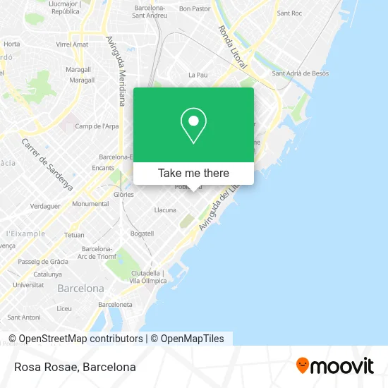 Rosa Rosae map