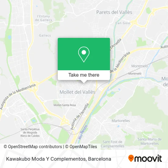 mapa Kawakubo Moda Y Complementos