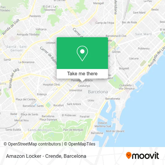 Amazon Locker - Crende map