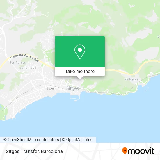 Sitges Transfer map
