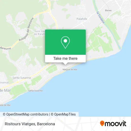 Risitours Viatges map