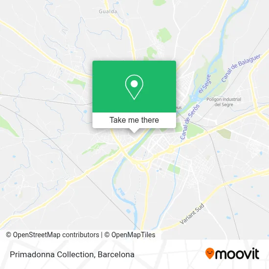 Primadonna Collection map