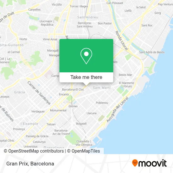 Gran Prix map