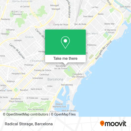 Radical Storage map