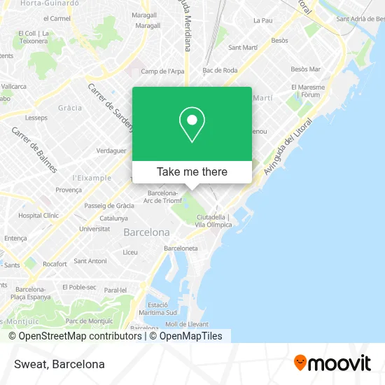 Sweat map