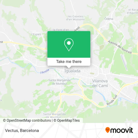 Vectus map