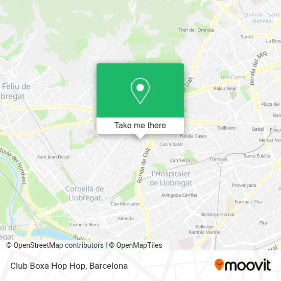 mapa Club Boxa Hop Hop