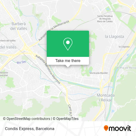 Condis Express map