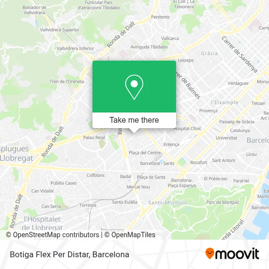 mapa Botiga Flex Per Distar