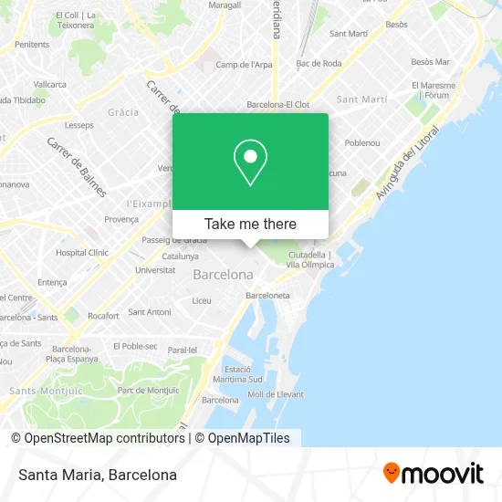 Santa Maria map