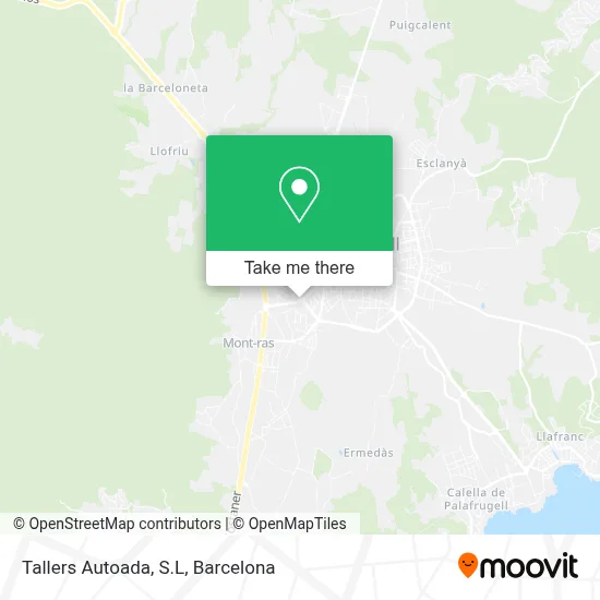 Tallers Autoada, S.L map