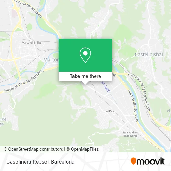 Gasolinera Repsol map