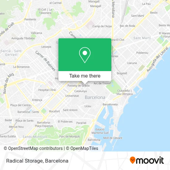 Radical Storage map