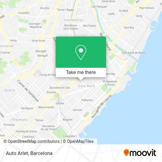 Auto Arlet map