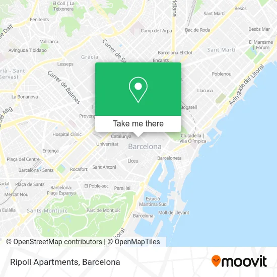 Ripoll Apartments map