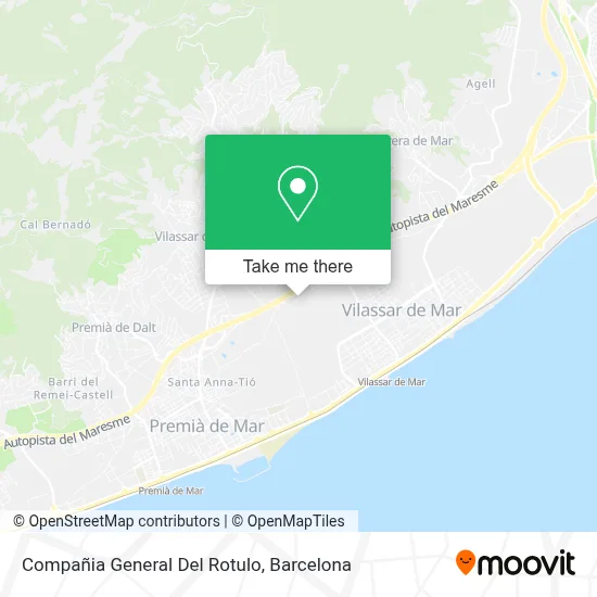 Compañia General Del Rotulo map