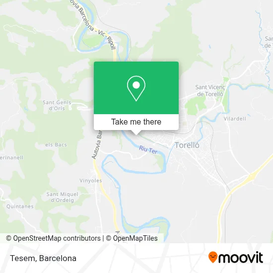 Tesem map