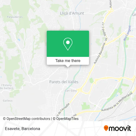 Esavete map